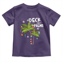 Christmas In Hawaii Toddler T Shirt Deck the Palms Xmas Tree
