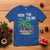 Christmas In Hawaii T Shirt Deck the Palms Firework Merry Christmas Flamingo - Wonder Print Shop