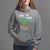 Christmas In Hawaii Hoodie Deck the Palms Firework Merry Christmas Flamingo - Wonder Print Shop