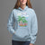 Christmas In Hawaii Hoodie Deck the Palms Firework Merry Christmas Flamingo - Wonder Print Shop
