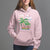 Christmas In Hawaii Hoodie Deck the Palms Firework Merry Christmas Flamingo - Wonder Print Shop