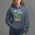 Christmas In Hawaii Hoodie Deck the Palms Firework Merry Christmas Flamingo - Wonder Print Shop
