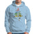 Aquatic Christmas Tree Fisherman Colorful Fish Hoodie - Wonder Print Shop