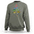 Aquatic Christmas Tree Fisherman Colorful Fish Sweatshirt - Wonder Print Shop