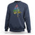 Aquatic Christmas Tree Fisherman Colorful Fish Sweatshirt - Wonder Print Shop