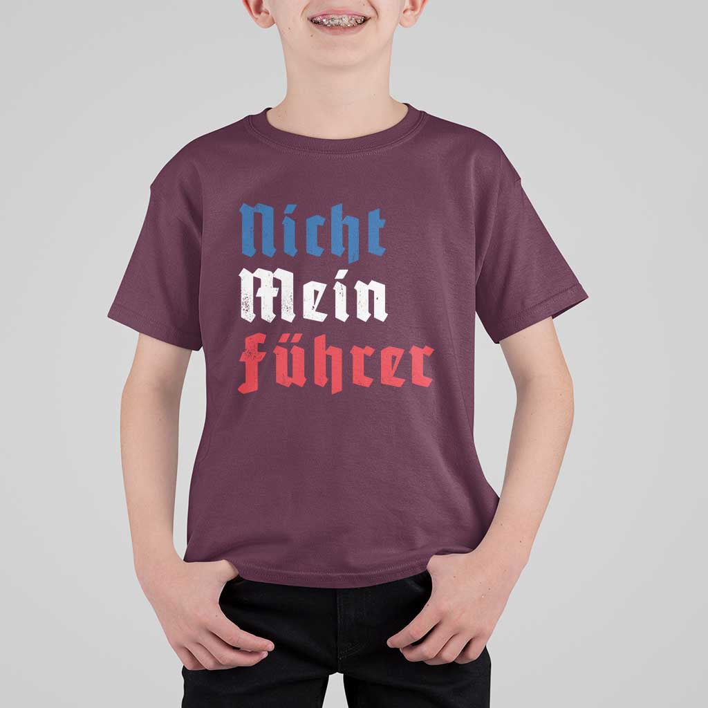 Nicht Mein Fuhrer Not My President German Style T Shirt For Kid - Wonder Print Shop