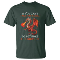 Do Not Poke The Cool Dragon Flame-Spewing Flying Mythical Creature T Shirt - Wonder Print Shop