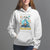 100th Day Of School Hoodie 100 Days Smarter Outer Space Magic Book - Wonder Print Shop