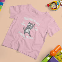 100th Day Of School T Shirt For Kid Funny Cat Everything Is Fine I Survived 100 Days - Wonder Print Shop