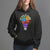 100th Day Of School Hoodie 100 Days Smarter Kinder Stronger Brighter Brave - Wonder Print Shop