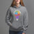100th Day Of School Hoodie 100 Days Smarter Kinder Stronger Brighter Brave - Wonder Print Shop