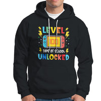 100th Day Of School Hoodie Level 100 Days Unlocked Video Game Funny Gamer - Wonder Print Shop
