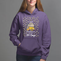 100th Day Of School Hoodie I Can't Beelieve It is 100 Days Smarter Funny Bee - Wonder Print Shop