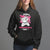 Valentine's Day Hoodie Happy Meowentine Cute Cat Kisses - Wonder Print Shop