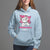 Valentine's Day Hoodie Happy Meowentine Cute Cat Kisses - Wonder Print Shop
