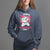 Valentine's Day Hoodie Happy Meowentine Cute Cat Kisses - Wonder Print Shop
