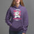 Valentine's Day Hoodie Happy Meowentine Cute Cat Kisses - Wonder Print Shop
