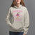 Valentine's Day Hoodie Howdy Valentine Heart Retro Groovy - Wonder Print Shop