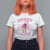 Valentine's Day T Shirt For Women Howdy Valentine Heart Retro Groovy - Wonder Print Shop