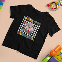 Moo Deng 100th Day Of School T Shirt For Kid Cute Baby Hippo 100 Days - Wonder Print Shop