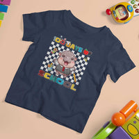 Moo Deng 100th Day Of School T Shirt For Kid Cute Baby Hippo 100 Days - Wonder Print Shop