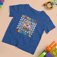 Moo Deng 100th Day Of School T Shirt For Kid Cute Baby Hippo 100 Days - Wonder Print Shop