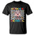 Moo Deng 100th Day Of School T Shirt Cute Baby Hippo 100 Days - Wonder Print Shop