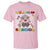 Moo Deng 100th Day Of School T Shirt Cute Baby Hippo 100 Days - Wonder Print Shop