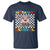 Moo Deng 100th Day Of School T Shirt Cute Baby Hippo 100 Days - Wonder Print Shop