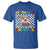 Moo Deng 100th Day Of School T Shirt Cute Baby Hippo 100 Days - Wonder Print Shop