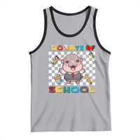 Moo Deng 100th Day Of School Tank Top Cute Baby Hippo 100 Days
