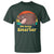 100th Day Of School T Shirt Moo Deng 100 Days Smarter Retro Baby Hippo - Wonder Print Shop