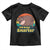 100th Day Of School Toddler T Shirt Moo Deng 100 Days Smarter Retro Baby Hippo
