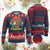 100th Day Of School Ugly Christmas Sweater Moo Deng 100 Days Smarter Retro Baby Hippo - Wonder Print Shop