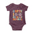 Happy 100 Days Of School Cute Moo Deng Baby Onesie