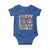 Happy 100 Days Of School Cute Moo Deng Baby Onesie