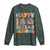 Happy 100 Days Of School Cute Moo Deng Long Sleeve Shirt