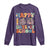 Happy 100 Days Of School Cute Moo Deng Long Sleeve Shirt