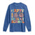 Happy 100 Days Of School Cute Moo Deng Long Sleeve Shirt
