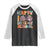 Happy 100 Days Of School Cute Moo Deng Raglan Shirt