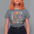 Happy 100 Days Of School Cute Moo Deng T Shirt For Women - Wonder Print Shop