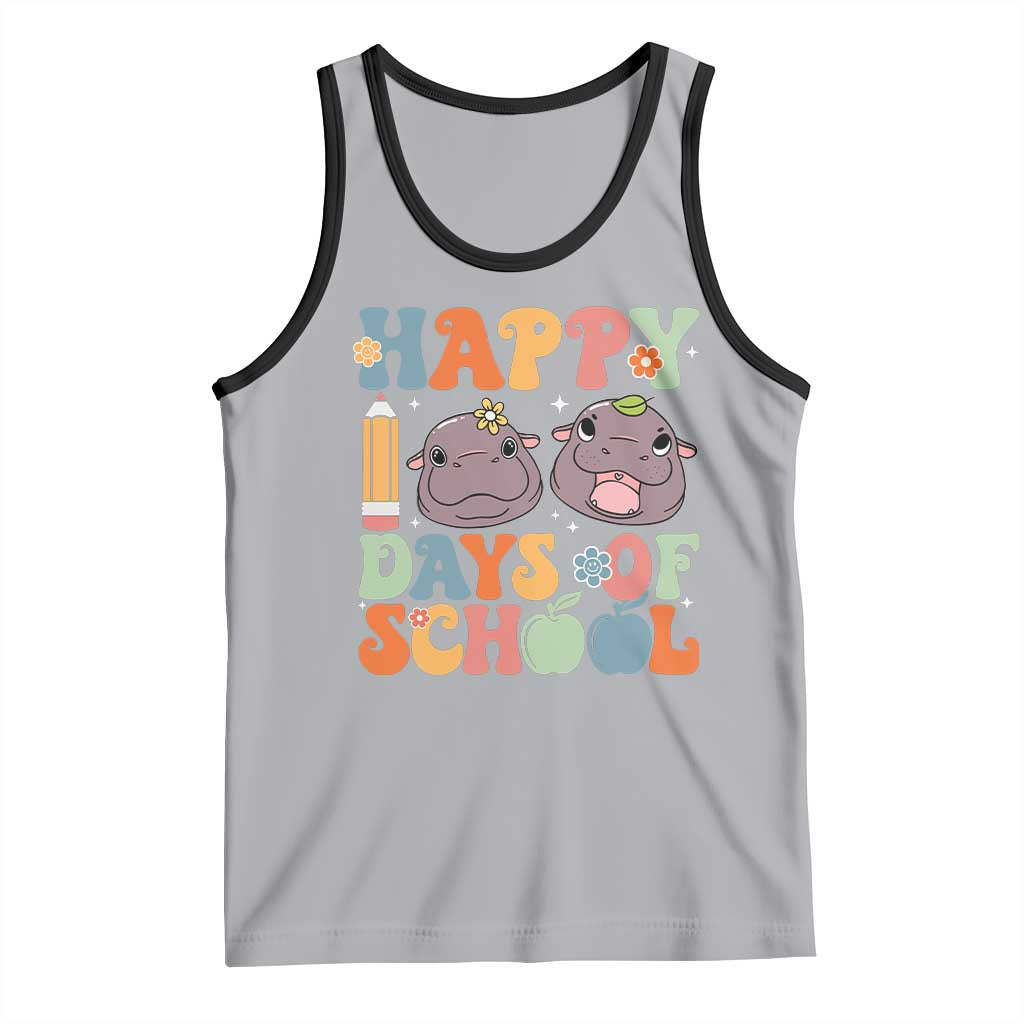 Happy 100 Days Of School Cute Moo Deng Tank Top