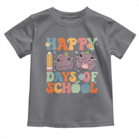 Happy 100 Days Of School Cute Moo Deng Toddler T Shirt