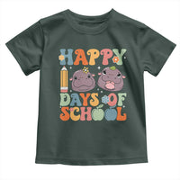 Happy 100 Days Of School Cute Moo Deng Toddler T Shirt