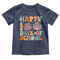 Happy 100 Days Of School Cute Moo Deng Toddler T Shirt