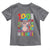 Funny 100th Day Of School Moo Deng Toddler T Shirt Cute Baby Hippo Colorful 100 Days