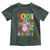 Funny 100th Day Of School Moo Deng Toddler T Shirt Cute Baby Hippo Colorful 100 Days