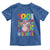 Funny 100th Day Of School Moo Deng Toddler T Shirt Cute Baby Hippo Colorful 100 Days