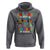 Funny Chilling Through 100 Days Of school Hoodie