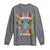 Funny Chilling Through 100 Days Of school Long Sleeve Shirt